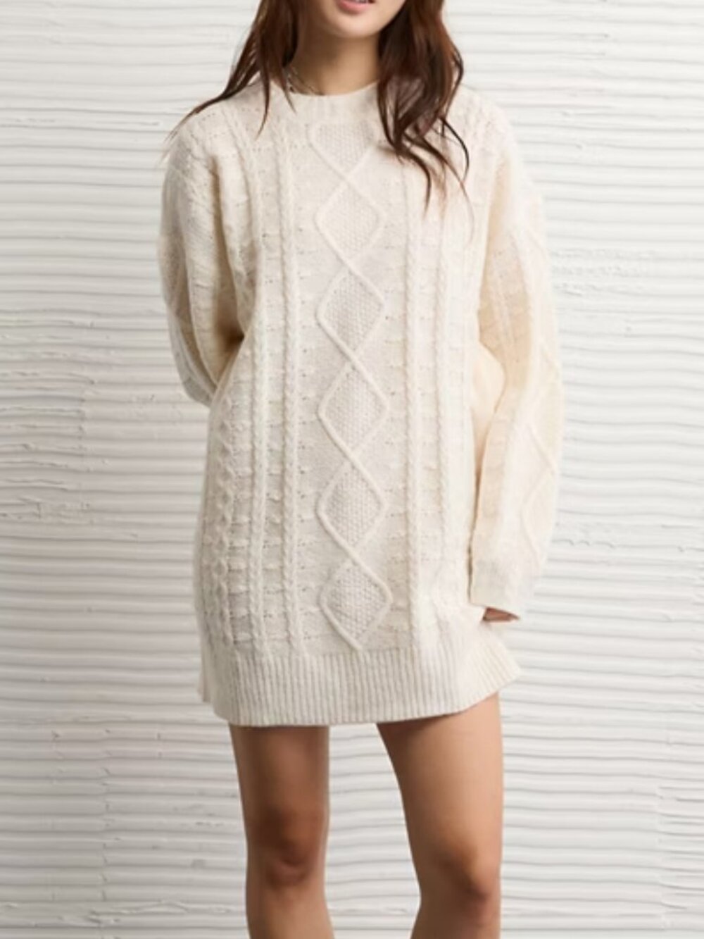 American Eagle Cable Knit Oversized Sweater Dress, XXL (NWT)
